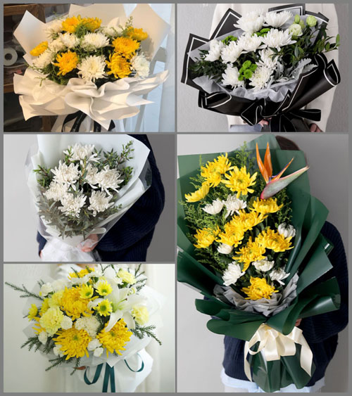 广东潮州市潮安区江东镇仙洲村白事花束代送